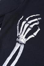 Punk Style Long Sleeve Mini Dress