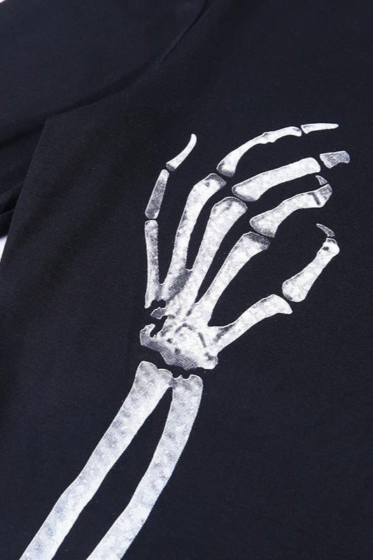 Punk Style Long Sleeve Mini Dress