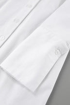 Collared A-Line Shirt Mini Dress