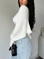 Loose Fit Knit Shrug Cardigan