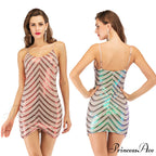 Alana Formal Stylish Sequin Midi Dress