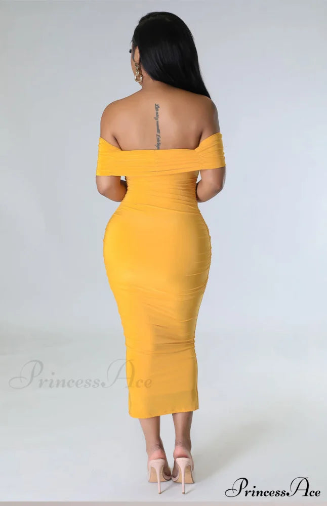 Alani Formal Off Charming The Shoulder Dress