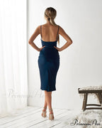 Aleena Satin Stylish Midi Dress