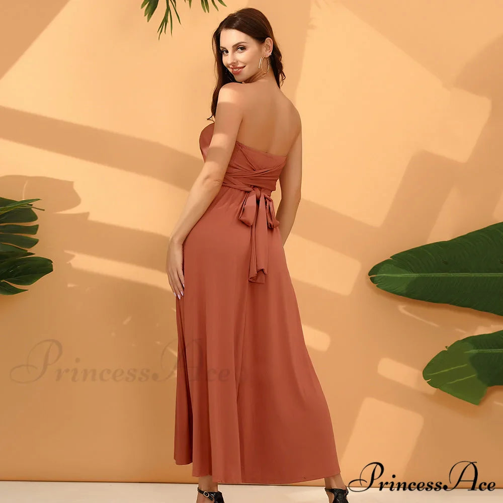 Alexandra Satin Lace Charming Back A-Line Dress