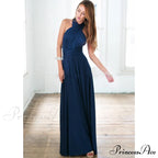 Alexandra Satin Lace Charming Back A-Line Dress