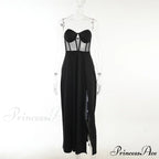 Alexia Formal High Charming Slit Illusion Dress