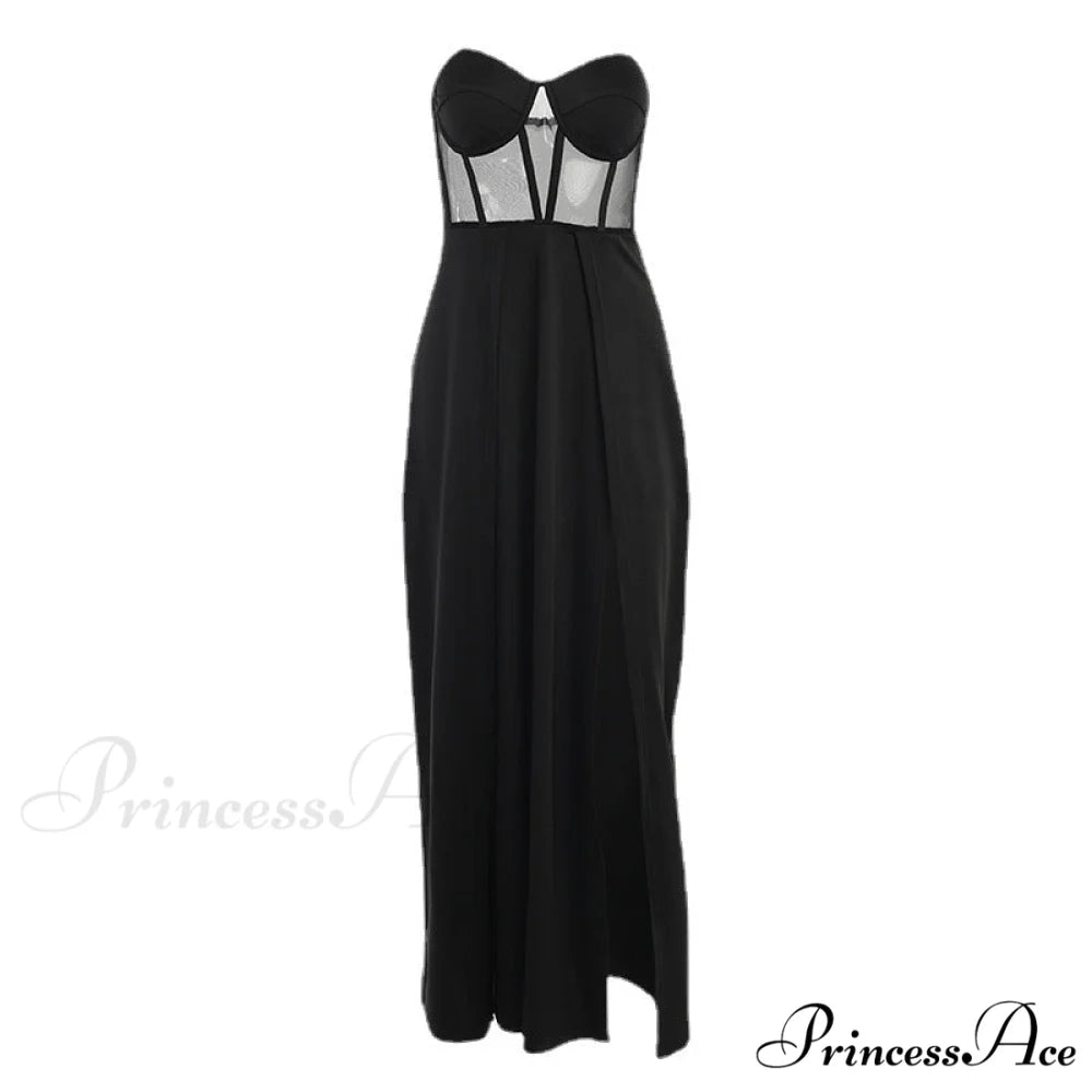 Alexia Formal High Charming Slit Illusion Dress