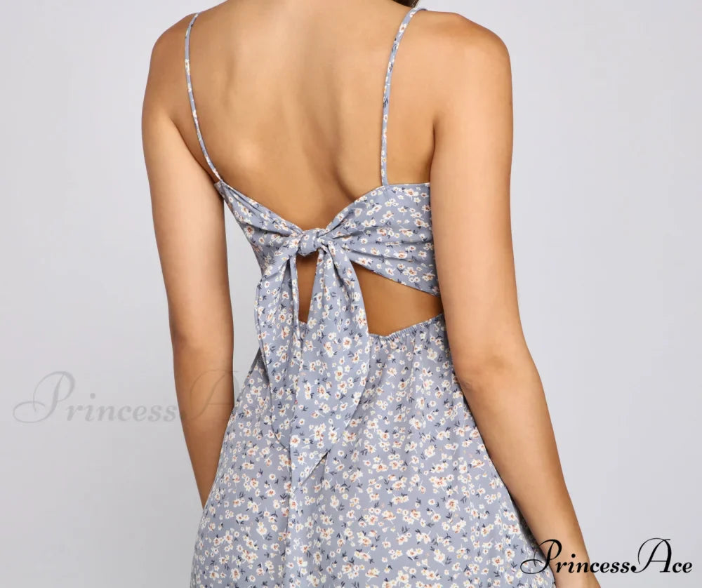 All My Love Charming Ditsy Floral Mini Dress