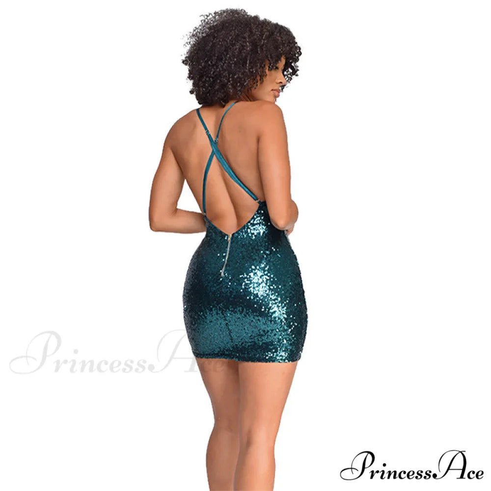 All The Drama Charming Sequin Mini Dress