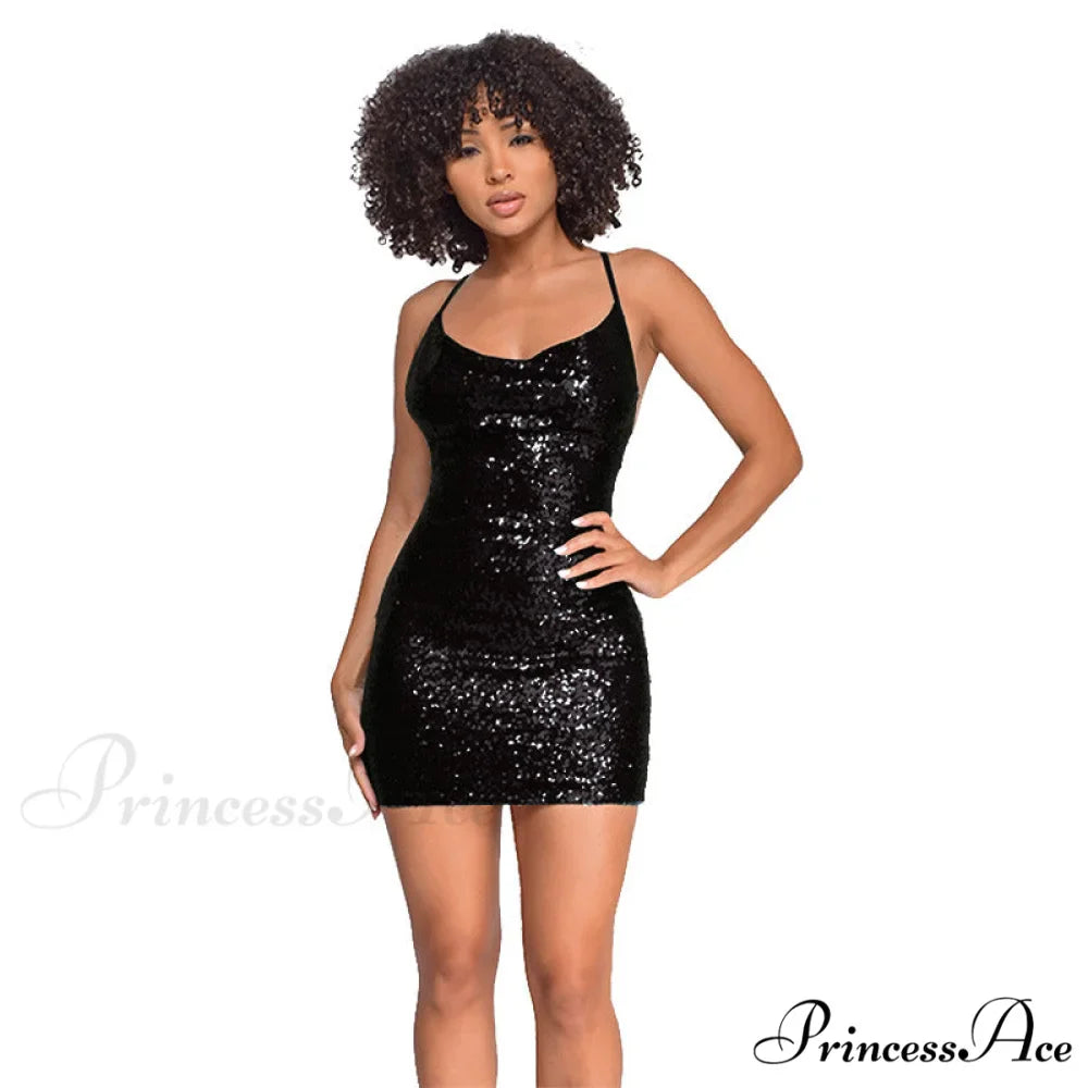 All The Drama Charming Sequin Mini Dress