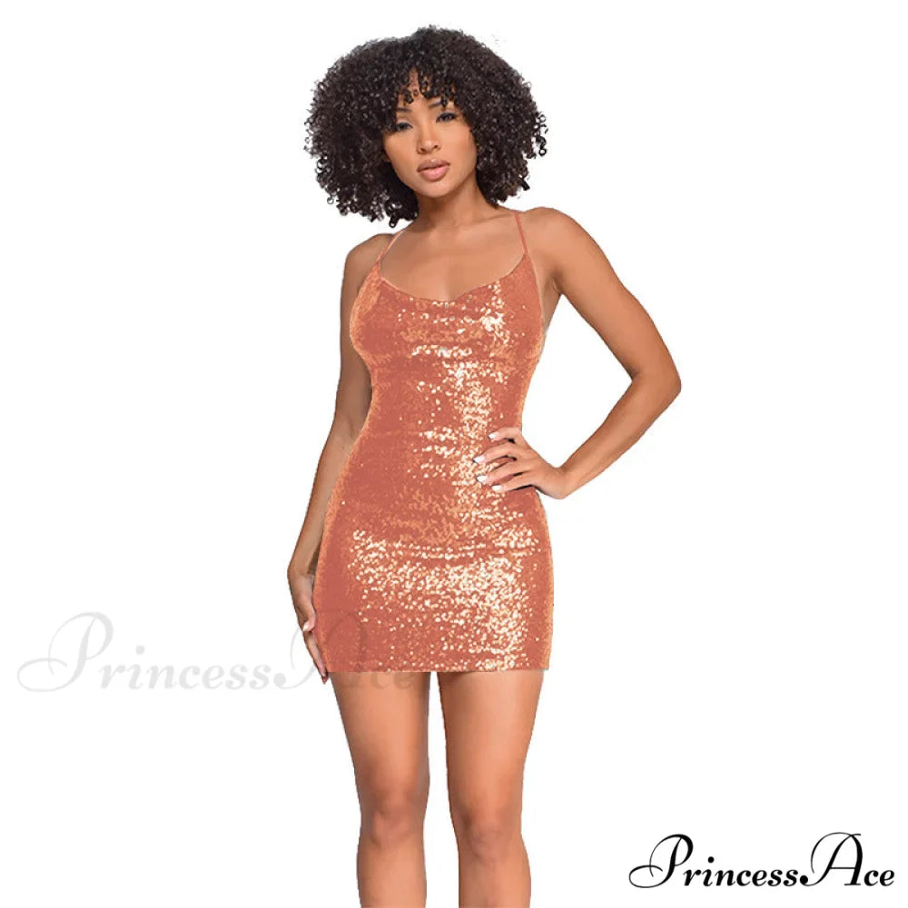 All The Drama Charming Sequin Mini Dress