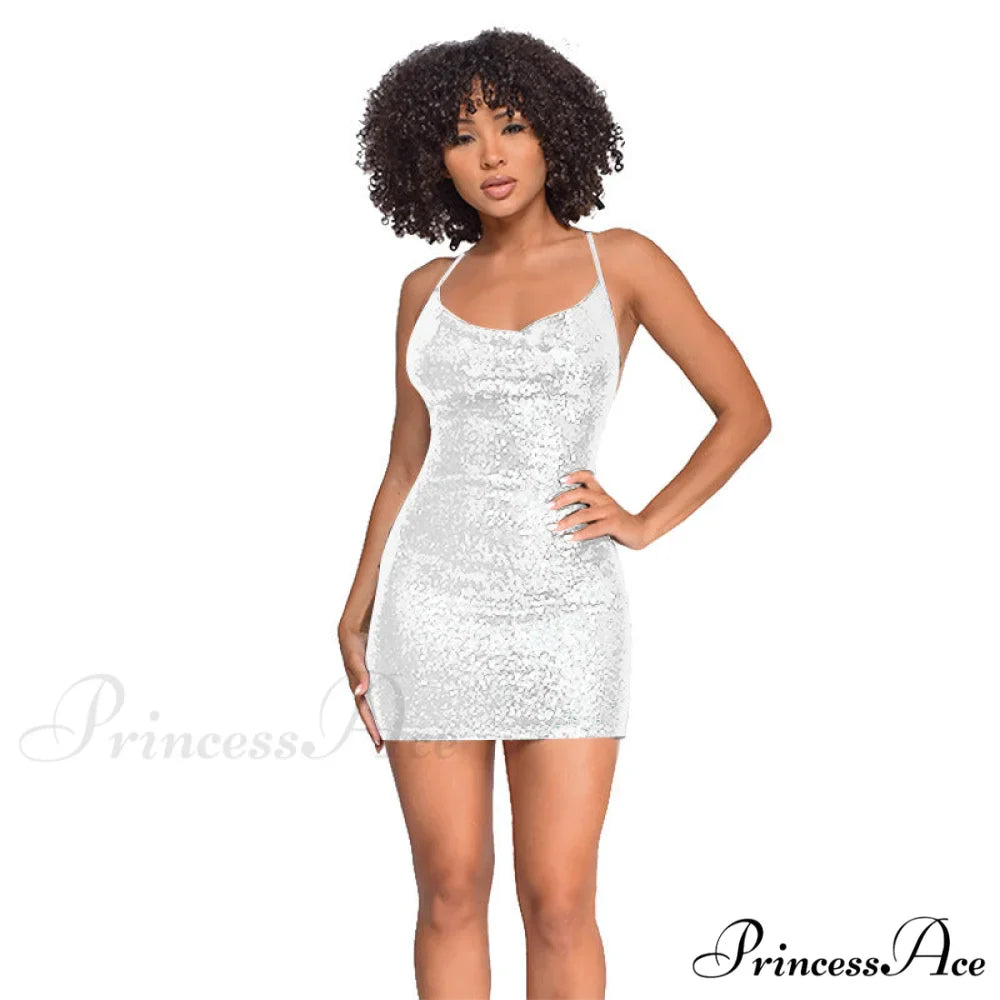 All The Drama Charming Sequin Mini Dress