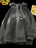 American Blaze Print Y2K Hoodie