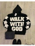 American Street Trend Alphabet HoodieModified: American Urban Style Alphabet Hoodie