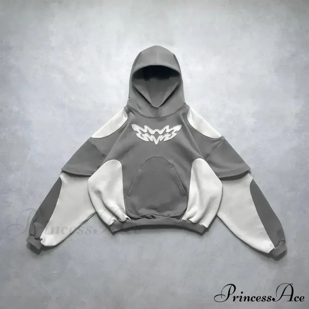 American Street Trend Alphabet HoodieModified: American Urban Style Alphabet Hoodie