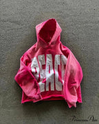 American Street Trend Alphabet HoodieModified: American Urban Style Alphabet Hoodie