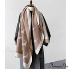 Animal Pattern Cashmere Scarf