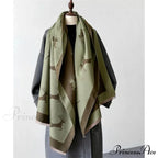 Animal Pattern Cashmere Scarf