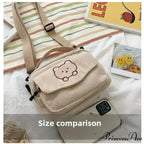 Animated Bear Informal Crossbody Shoulder Bag