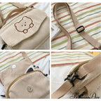 Animated Bear Informal Crossbody Shoulder Bag