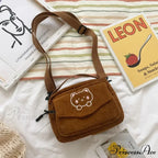 Animated Bear Informal Crossbody Shoulder Bag