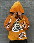 Animated Patch Embroidered Stylish Hoodie