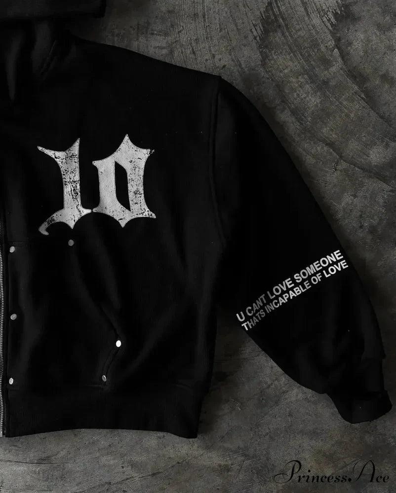 Antique Dark Zip Hoodie