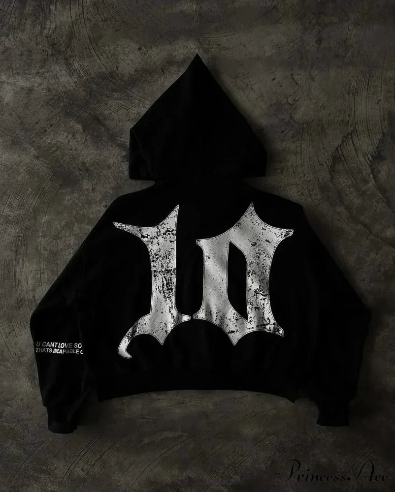 Antique Dark Zip Hoodie