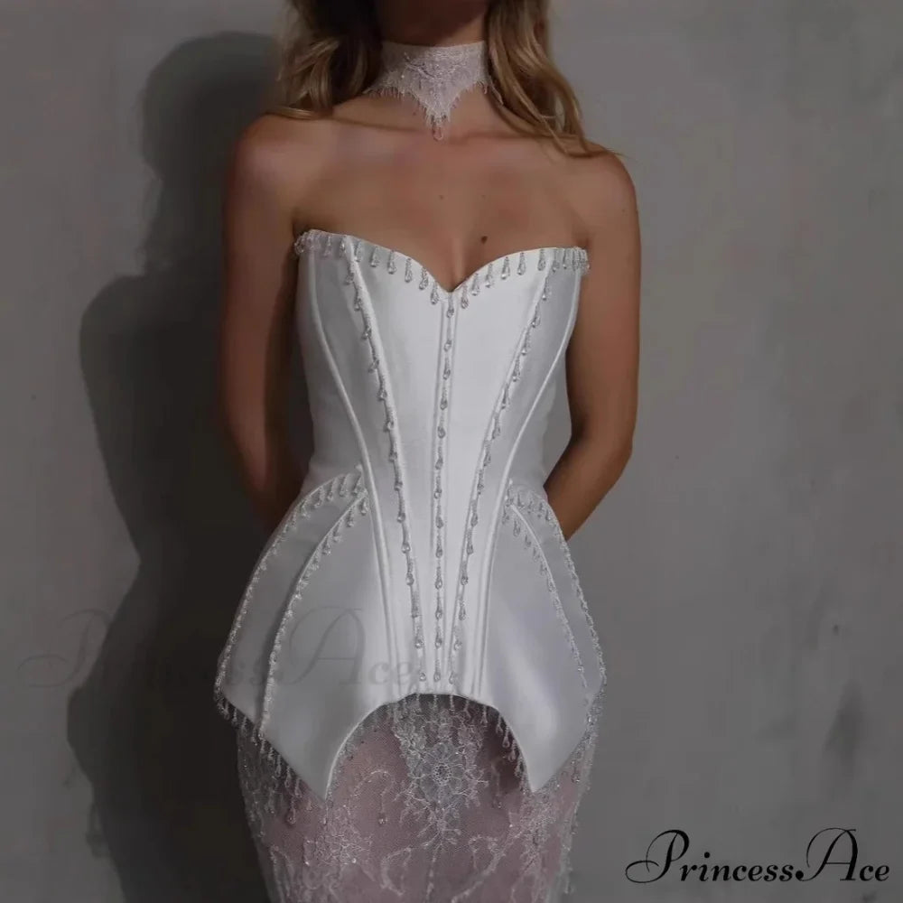 Antique Flowery Adorned Bandage Formal Dress