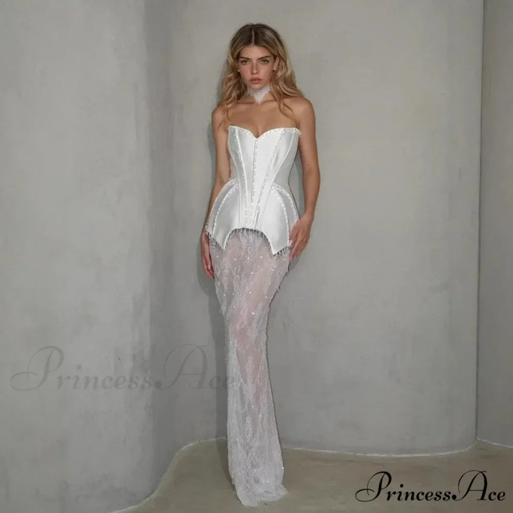 Antique Flowery Adorned Bandage Formal Dress