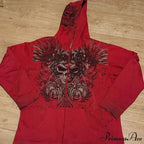 Antique Gothic Skeleton Zip Up Hoodie