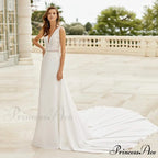 Antique Lace Slender Bridal Gown