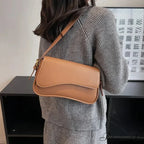 Antique Leather Designer Crossbody Shoulder Bag