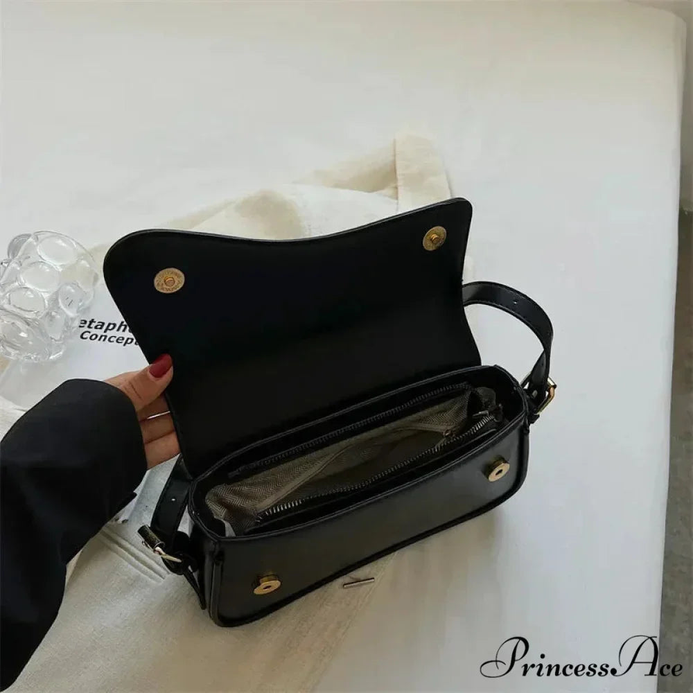 Antique Leather Designer Crossbody Shoulder Bag