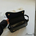 Antique Leather Designer Crossbody Shoulder Bag