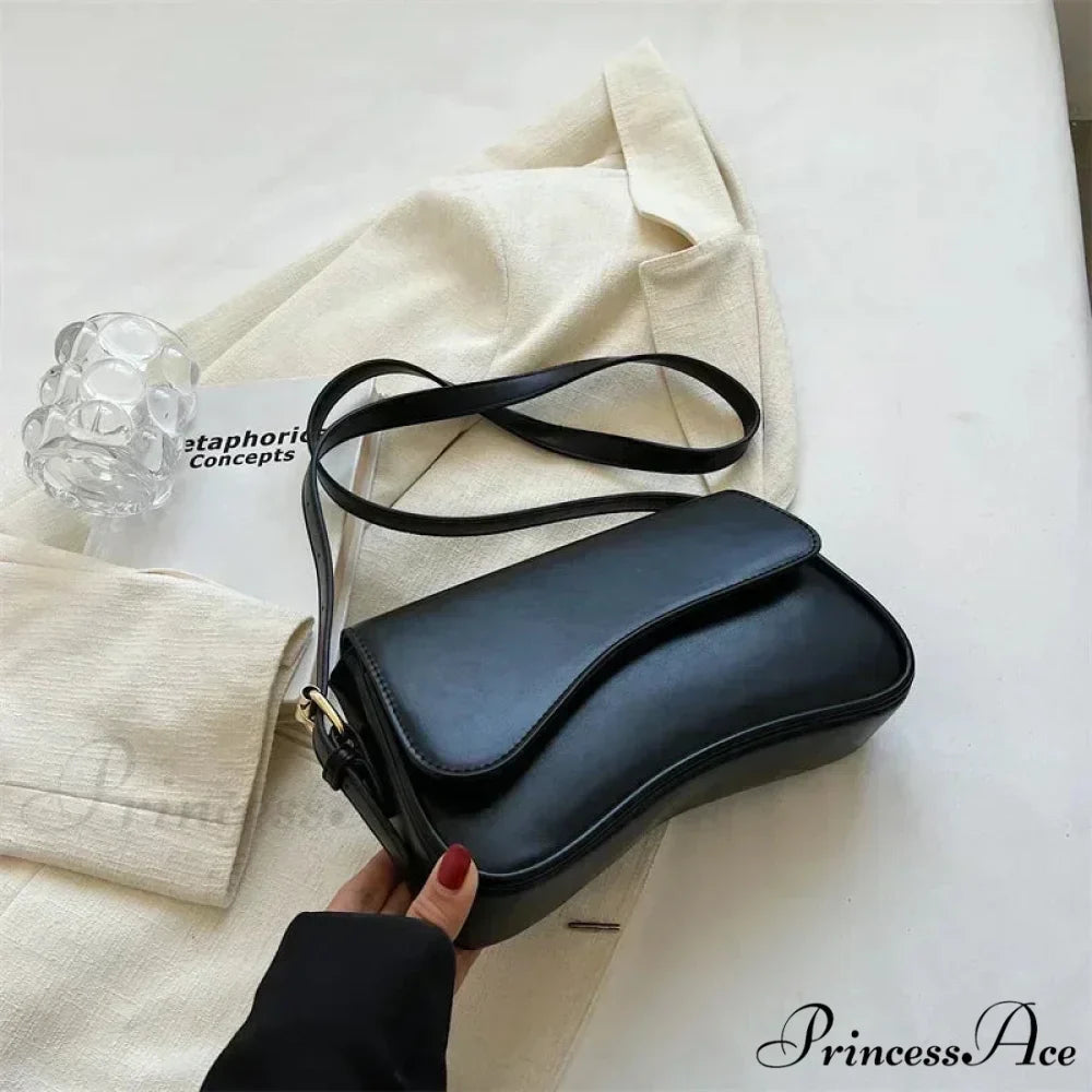 Antique Leather Designer Crossbody Shoulder Bag