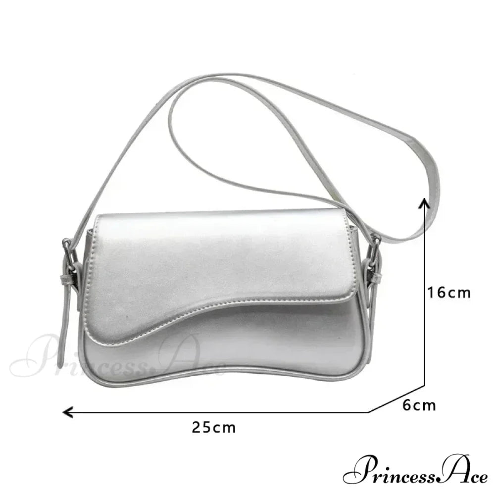 Antique Leather Designer Crossbody Shoulder Bag