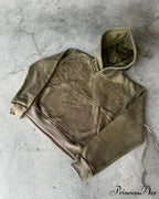 Antique Stitching Generous Hoodie