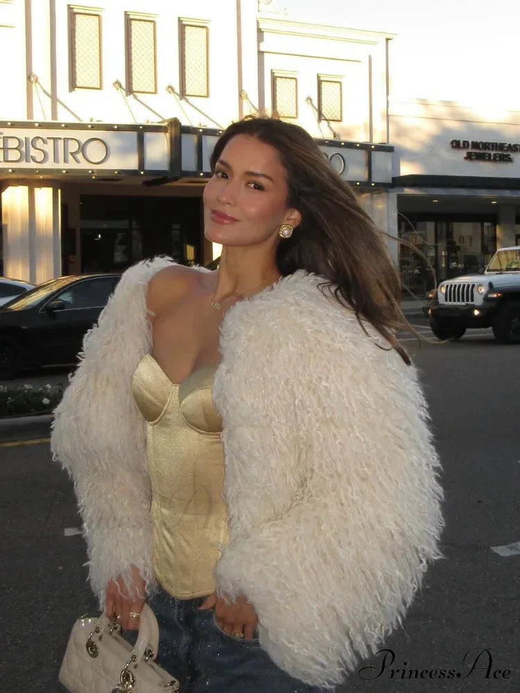 Antique Strong Luxurious Furry Brief Jacket