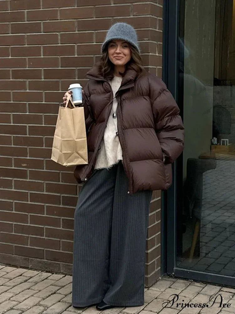 Antique Tan Generous Cotton Coat