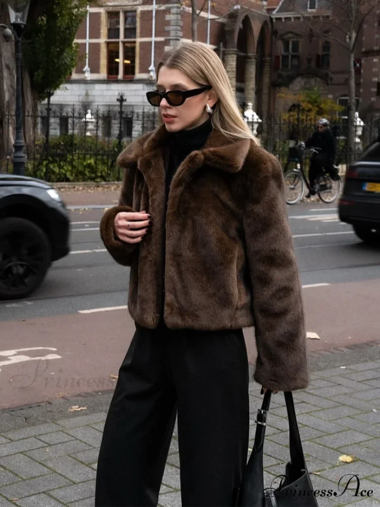 Antique Tan Upright Collar Baggy Jacket