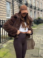 Antique Tan Upright Collar Baggy Jacket