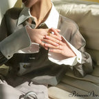 Antique Transparent Long Sleeve Sun-Resistant Top