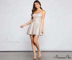 Ariana Glitter Stylish Knit Party Dress