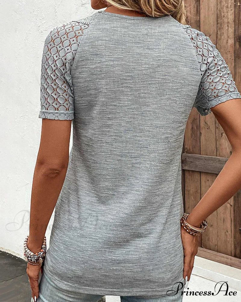 Arm Brief Lace T Shirt