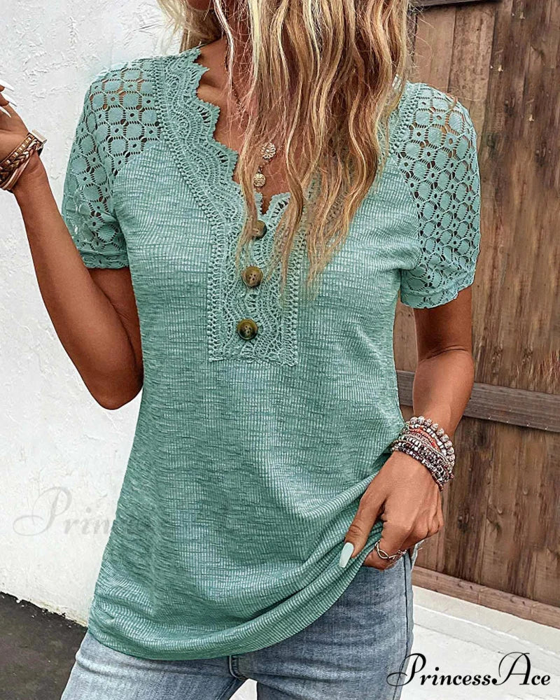Arm Brief Lace T Shirt