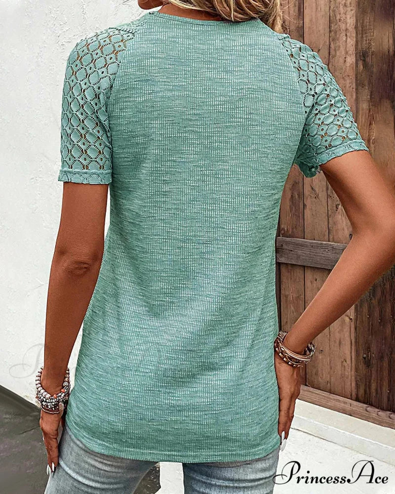 Arm Brief Lace T Shirt
