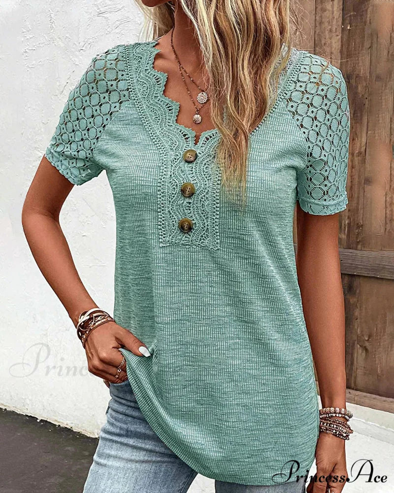 Arm Brief Lace T Shirt