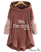 Arm Long Hoodie Top Tunic Casual with Print