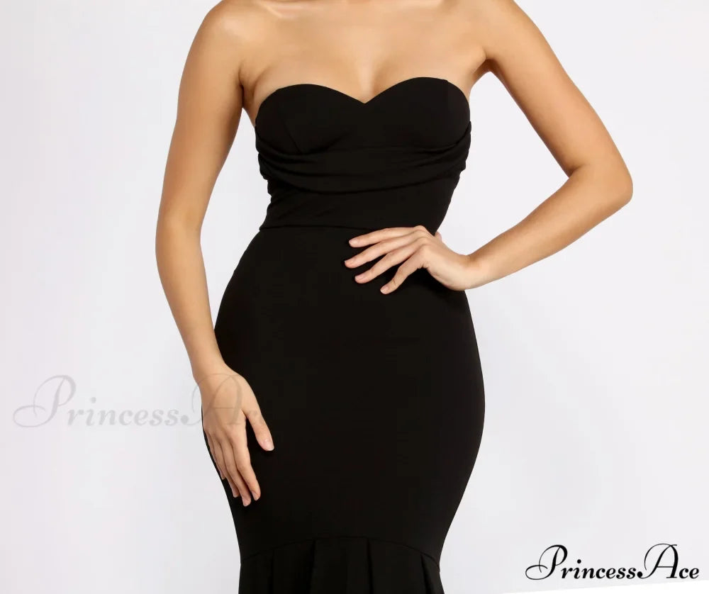 Aspyn Strapless Sweetheart Charming Mermaid Formal Dress
